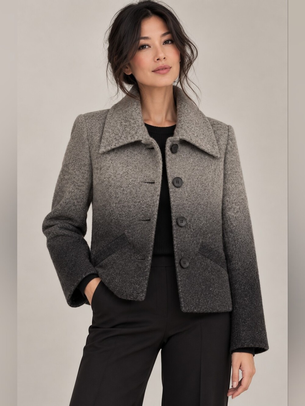 DALIA COLLECTION WOOL JACKET SIZE LARGE